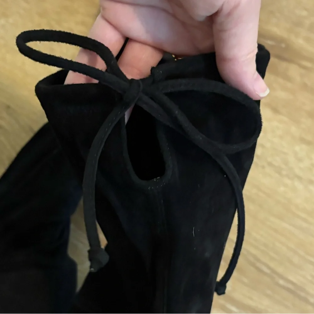 STUART WEITZMAN Highland black suede over-the-knee boots sz 10 - Picture 11 of 11